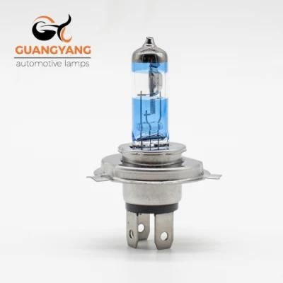 Car Headlight H4 12V 100/90W Halogen Bulb Double Blue Platinum Coating