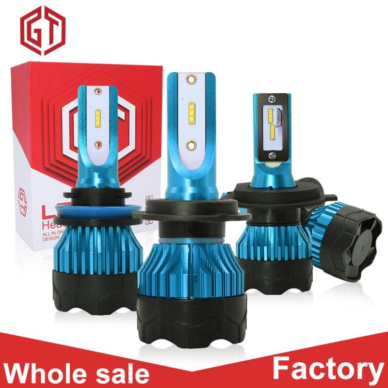 Car LED Headlamp 55W 6500K 12000lm H7 H4 LED Auto Car Headlight