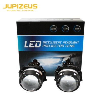 High Quality 3inch Car LED Projector Headlight 80W High Low Beam White Bi LED Projector Lens for Car