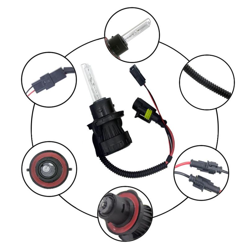 Top Fast Bright 35W HID H4 H/L Xenon Conversion Kit Headlight H4 Hi Lo Telescopic Bi-Xenon Lamp