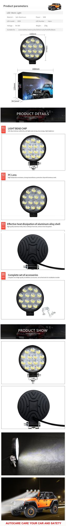 Factory Offer Cheap Price LED Working Light High Quality LED Working Light