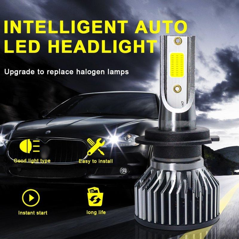 The Cheapest K2 Headlight 60W 6000lm 9-32V Csp Chip H1 H3 9005 H4 9007 Bulb Canbus LED Car Headlights 6000K Auto Headlights