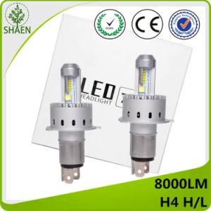 Europe Hot Selling Auto LED Headlight H4 H/L 8000lm Automobile Lighting