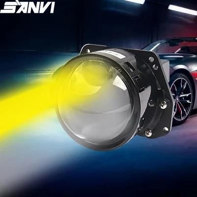 Sanvi Lk+ Car 3 Inch 12V 72W 6000K Customize Auto LED Projector Lamp LED Headlight High Power Projector Lens Headlight Factory