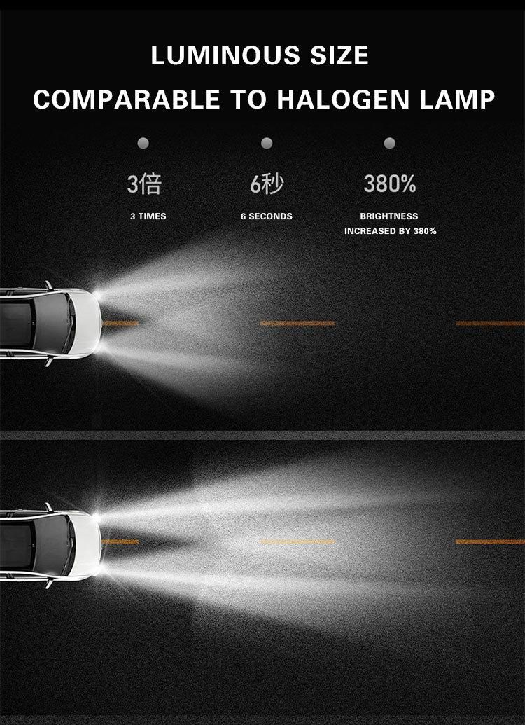 2021 Factory Price High Lumen Driving Light Y16 8000lm Car Headlight LED Headlight H4 H7
