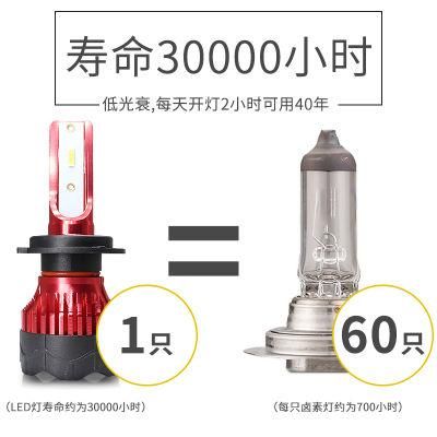 16000lm 60W Small H3 H1 H11 H8 9005 9006 9007 H13 Car LED Headlight Bulbs H4 H7 LED, H4 H7 K5 LED Headlights for Replacement