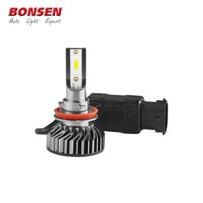 Built-in Fan Cooling Universal LED Headlights 45W Auto Lighting System Mini RoHS Csp H11 Car LED Headlight