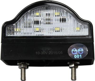 E4 EMC Adr Approval 10-30V LED Caravan Trailer Licence Number Plate Lights Truck No. Plate Lamp Licence Lamp