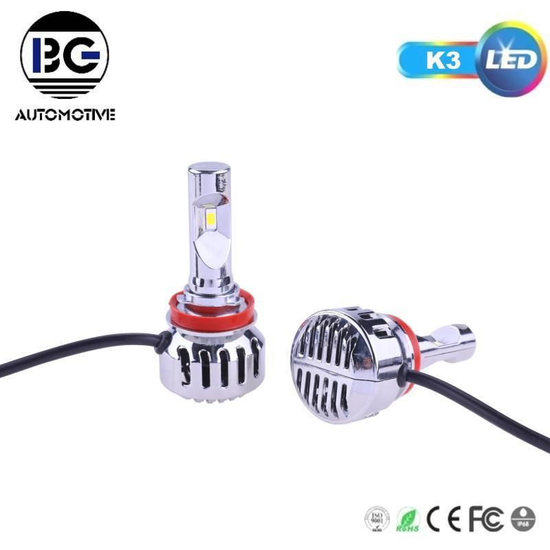 K3 LED 60W 8000lm Super Bright H7 LED Headlight Bulbs H1 H4 H11 9005 9006 9012 LED Auto