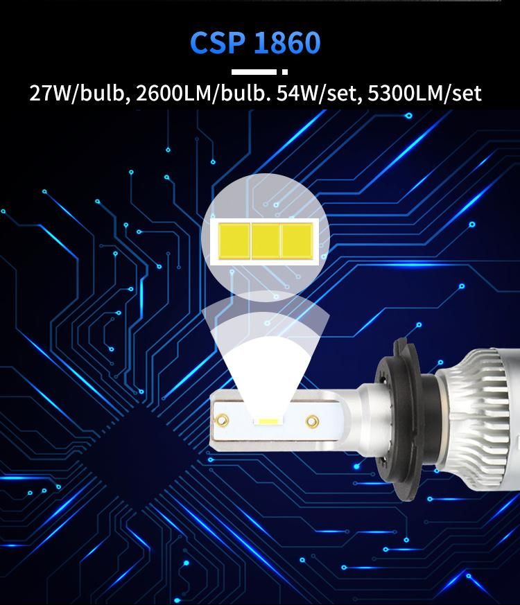 Cheap LED Lights L8 Auto Faros Waterproof Lamp H1 H3 H11 9005 9006 H7h4 Car LED Headlight