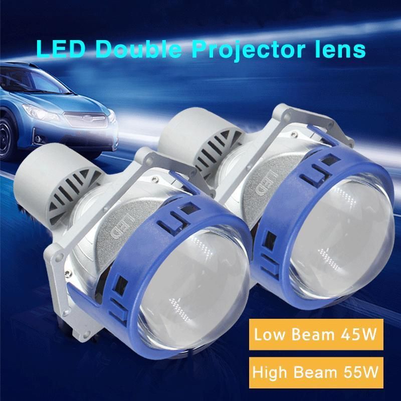 P40 Mini Sun LED Double Projector Lens Headlight Accessories Factory Wholesale LED Projector Lens