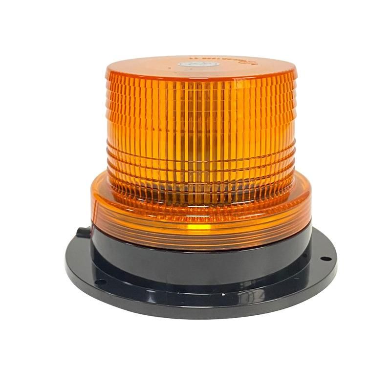 10-110V Amber Car LED Warning Lights for Forklift School Bus Engineering Vehicles Strobe Signal Lights