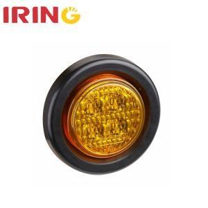 Waterproof LED Amber Round Indicator Marker Light for Truck Trailer with DOT (LCL0020A)
