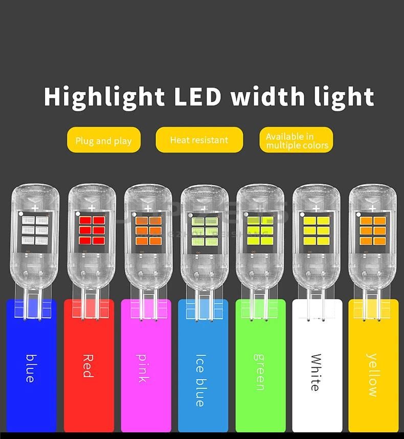 Car Light T10 Width Light 2016 15SMD Decoding W5w Car LED Bulb Full Light Canbus
