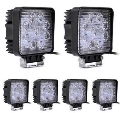 27W LED Work Light 12V 24V Spot Flood Offroad Light Bar Indicators for SUV Car Bus Boat Motorcycle Tractor Truck