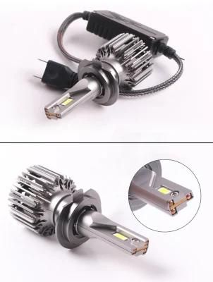 Sanvi Car Auto 12V 65W 6000K Power H1 H4 H7 H11 9005 9006 9012 LED Headlight Bulbs All Fit for Car Motorcycle Aftermarket LED Headlamps