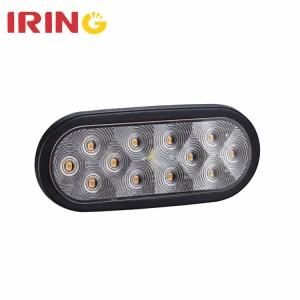 6 Inches Waterproof Oval LED Trailer Indicator Turn Signal Lights with DOT