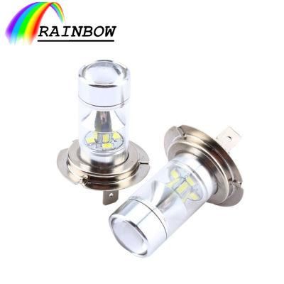 High Power DRL Lamps 30SMD 4014 H3 LED Replacement Bulbs for Car Fog Lights Daytime Running Lights White Red Blue Amber