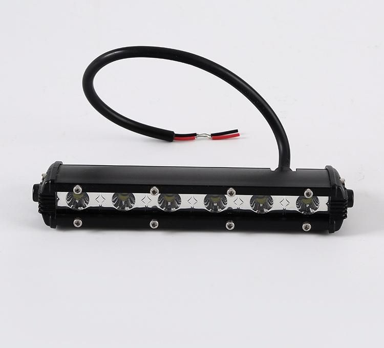 7.3" Single Row 18W LED Work Light Bar