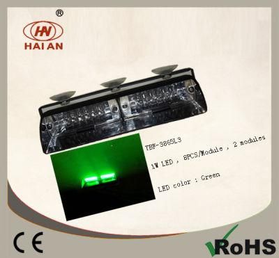 Green Color 16 High Power LED Windshield Lights (TBF-3865L-G)