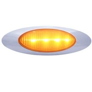 New Design 4 Diodes 7 Inch LED Side Marker Clearance Stop Turn Tail Light Truck Trailer
