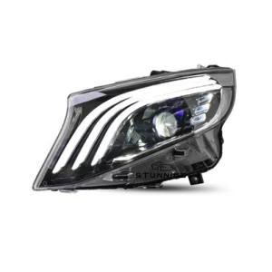 Upgrade Facelift Maybach Style LED Car Headlamp Headlight for Mercedes Benz Vito V250 V260 2016 to 2020 Head Lamp Head Light