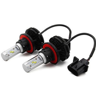 Manufacture X3 LED Headlight 50W 6000lm H4 H7 LED Headlight 3000K/6500K/8000K Zes Chip LED Car Fog Auto Lamps
