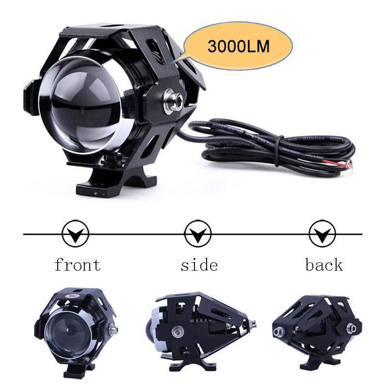 Motorcycle Headlights, Electric Car Modification Lights, LED Spotlights, U7 Laser Cannons, Angel Eye Lights, High and Low Flashes