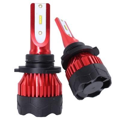 Super Bright 2PCS 1 Pair 12V-24V 72W 6000K K5 LED Headlight H7 8000lm Car Headlight 6000K Csp 1860 Lamp Beads Car LED