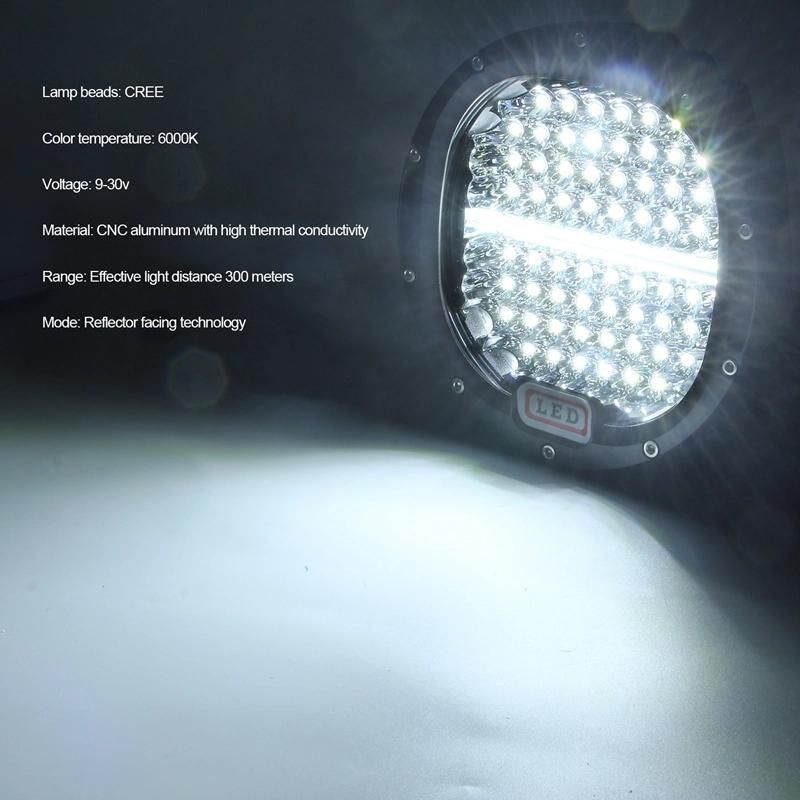 off-Road 4X4 Agricultural Motorcycle Flood Spot LED Headlight Work Light Car LED Auxiliares Car Auto LED Lights