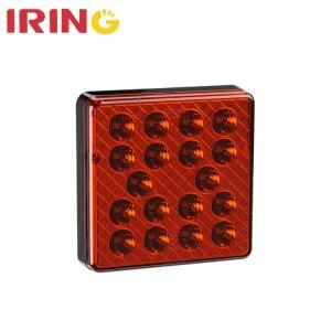 Waterproof LED Red Square Fog Tail Light for Truck Trailer with E4 (LTL1010F)