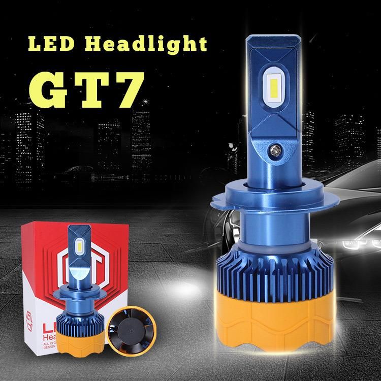 All in One G7 H7 Car LED Headlight 8000lm Auto Bulbs LED Headlight Kits for 6000K LED Headlamp Front Light C6 S2 X3