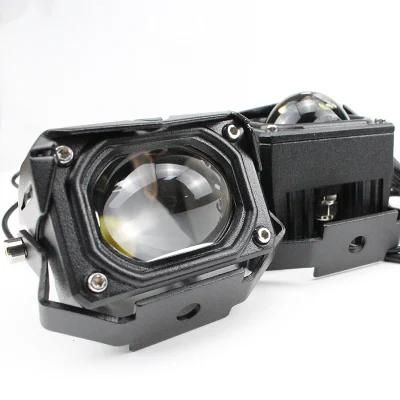 U9plus Offroad LED Light with Motorcycle Headlight High Beam White