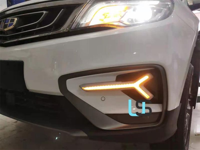 Daytime Running Light Auto Car Front Fog Lamp for 18-21 Geely Proton X70