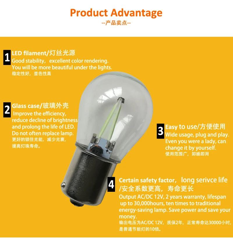 Bay15D 1157 LED White LED 12V Car Lamp