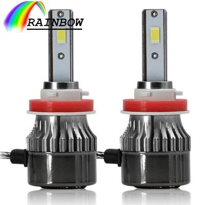 Automotive LED Light Bulb H7 H4 9005 9004 36W 6000K 6000lm C6 Car Light LED Headlights