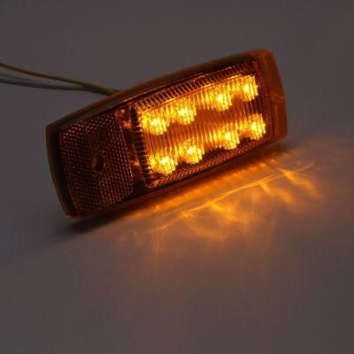 Manufacture LED Auto Side Marker Light with Reflector for Truck Trailer