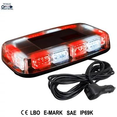 High Brightness Two-Color Warning Light Truck Construction Vehicle Snow Plow Roof Top Strobe Light