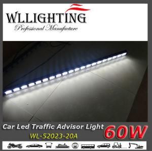 LED Traffic Directional Warning Light Bar White