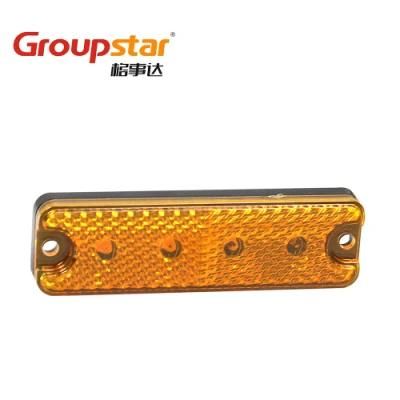 Manufacturer LED Side Marker Turn Flashing Amber LED Warning Light Truck Trailer