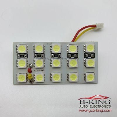 3 Year Warranty Car Interior 15SMD 5*3 5050 LED Bulb Lamp Light Panel