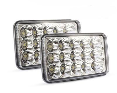 4X6 Faros LED 45W LED Headlight for Auto High Quality LED Work Light