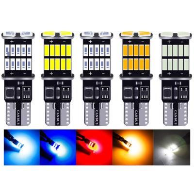 T10 Car Interior LED Light Bulb W5w 194 501 26SMD 4014 Chip Auto Side Wedge Lamp Instrument Lights Canbus
