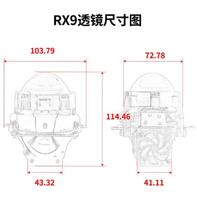 3.0lnch Automotive LED Work Light 7500lumen Best LED Work Light