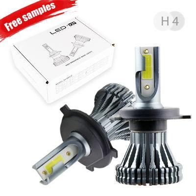 9006 2500lumen 20W LED Light Bulb Car 9004 H4 H7 9005 Luces 9012 9007 H13 D2s Projector Lens LED Headlight