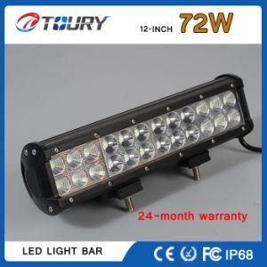12-Inch 72W Two-Row LED Light Bar