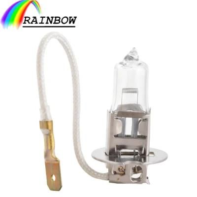 H3 Halogen Bulb 12V 55W / 100W Super White Clear Yellow Rainbow 2200lm Car Headlight Lamp Quartz Glass