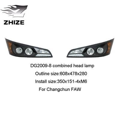 High Quality Outline Size608X478X280 Combined Head Lamp of Donggang Dg2009-8