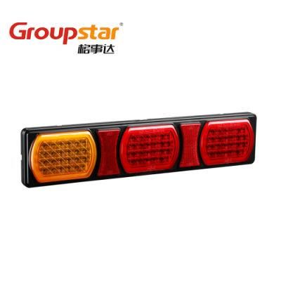 Good Supplier Adr 10-30V Rectangle Heavy Duty Trailer Truck Tractor Indicator Stop LED Tail Lights Auto Light