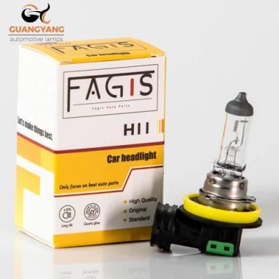 Fagis DOT H11 12V 55W Clear Car Haedlight Auto Halogen Bulbs